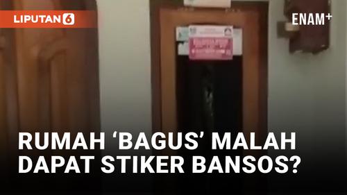 VIDEO: Keluarga Mampu di Indramayu Diduga Dapat Stiker Bansos