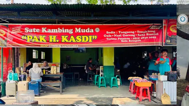 Sate Kambing-Buntel Pak H. Kasdi