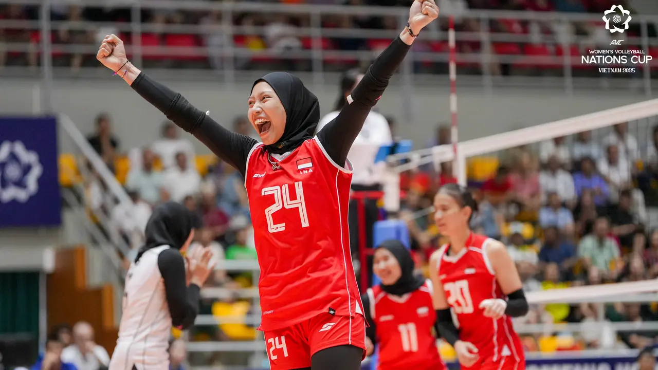 Timnas Voli Putri Indonesia - AVC Nations Cup 2025 - Bola Voli