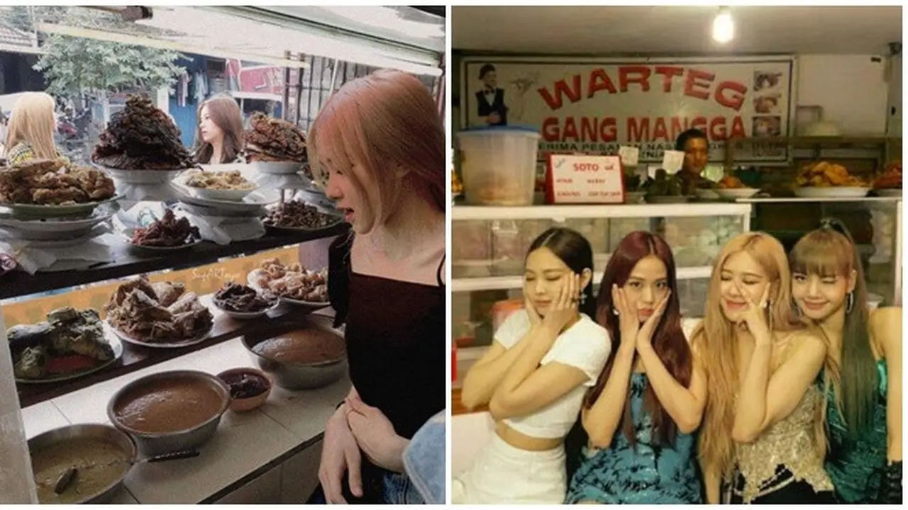 Sudah Tiba di Indonesia, 6 Editan Foto Blackpink Mampir di Warung Makan Ini Kocak