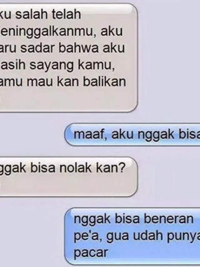 7 Chat Ditolak Secara Halus Ini Cuma Bikin Senyum Getir