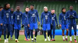 Prancis akan menghadapi Republik Irlandia dalam kualifikasi Euro 2024 matcday kedua. (AFP/Franck Fife)