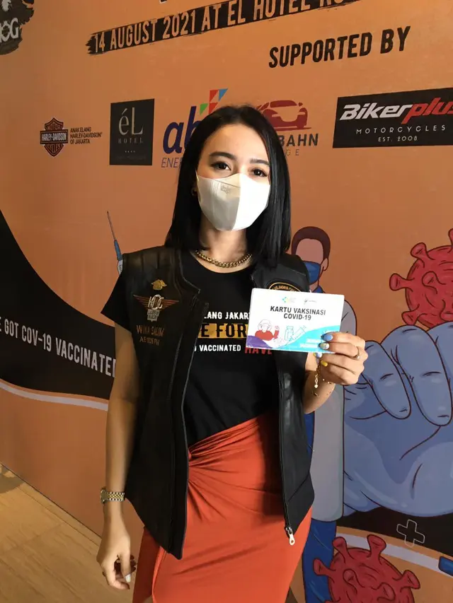 Wika Salim bersama komunitas Harley-Davidson Owners Group (H.O.G) Anak Elang Jakarta Chapter Indonesia (ist)