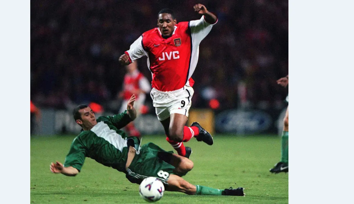 Nicolas Anelka didatangkan Arsene Wenger dari Paris Saint-Germain pada Februari 1997 dengan harga 500 ribu poundsterling. (AFP/PA/Tom Hevezi)