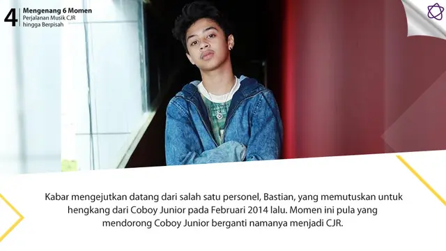 [Bintang] Mengenang 6 Momen Perjalanan Musik CJR hingga Berpisah