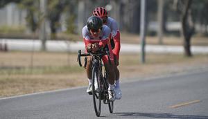 Atlet para balap sepeda Indonesia asal DIY, Nurfendi, meraih medali emas pertama Merah Putih di ASEAN Para Games 2025, Rabu (21/1/2026) pagi. (Dok.  NPC Indonesia)
