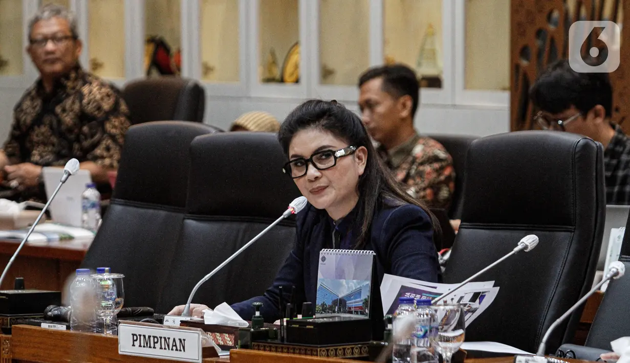 Dalam Raker tersebut dipimipin langsung oleh Ketua Komisi IX DPR Felly Estelita Runtuwene. (Liputan6.com/Faizal Fanani)