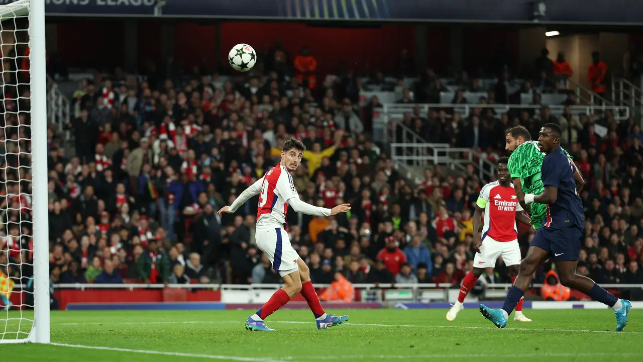 Foto: Duel Udara Havertz vs Donnarumma yang Berujung Gol, Arsenal Bungkam PSG di Liga Champions