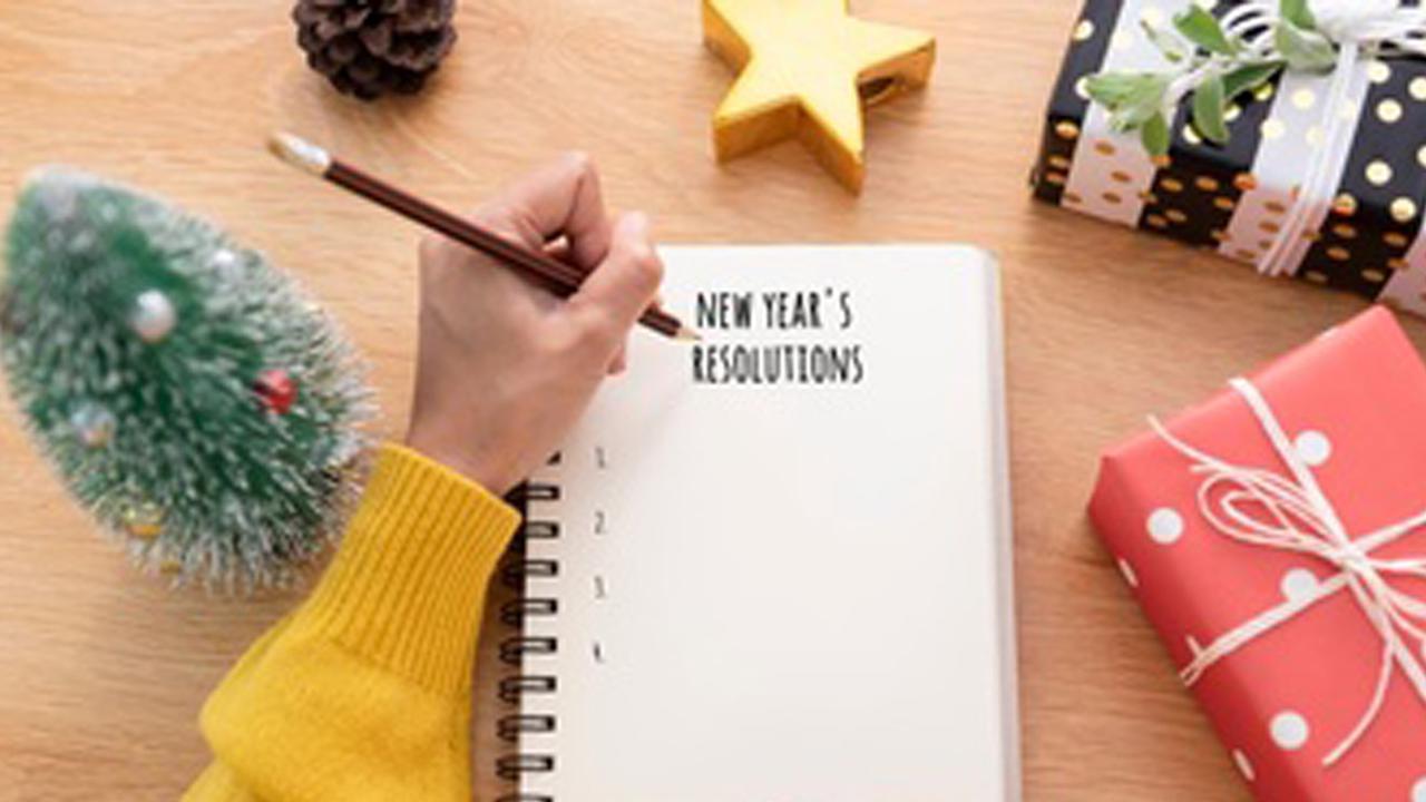 Ilustrasi Resolusi Tahun Baru (Liputan6.com / Triyasni)