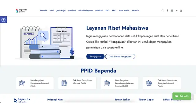 Layanan Riset Mahasiswa.