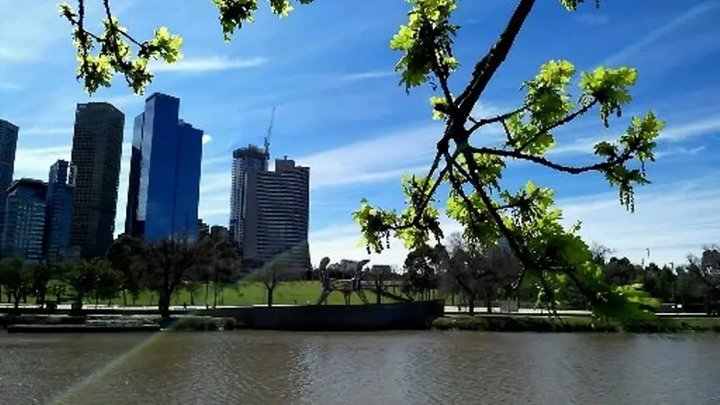 Sungai Yarra di Melbourne, Australia. (Liputan6.com/Tanti Yulianingsih)