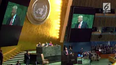 Para pemimpin dunia yang menghadiri sidang Majelis Umum Perserikatan Bangsa-Bangsa (PBB), Selasa (25/9), tertawa ketika Presiden Amerika Serikat, Donald Trump, membanggakan pencapaian pemerintahannya.