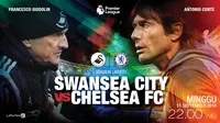 Swansea vs Chelsea (Liputan6.com/Abdillah)