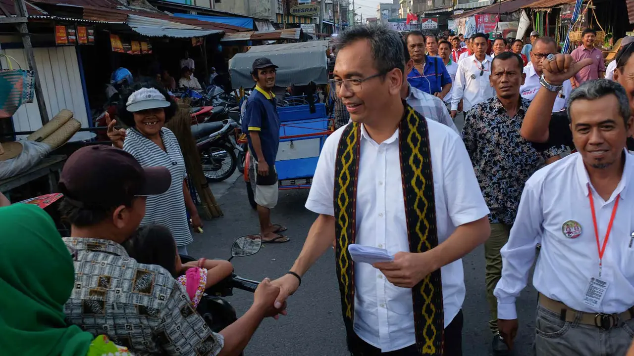 Calon Wakil Gubernur (Cawagub) Sumatera Utara (Sumut) Sihar Sitorus. (Liputan6.com/Reza Efendi)