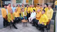 Pasangan Ridwan Kamil dan Suswono menyambangi DPD Golkar Jakarta. (Foto: Merdeka.com/Nur Habibie).