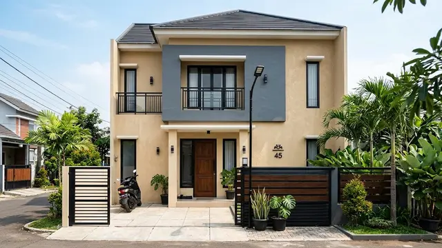 8 Ide Kombinasi Warna Cat Krem dan Abu Abu untuk Rumah