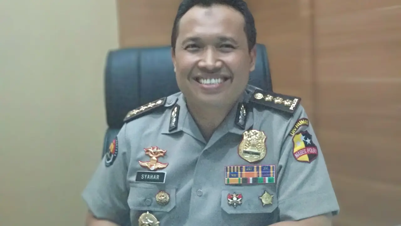Kabag Penum Humas Polri Kombes Syahar Diantono (Liputan6.com/Nafiysul)