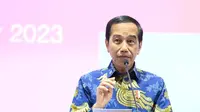 Presiden Jokowi menghadiri kegiatan UMKM EXPO(RT) BRILIANPRENEUR 2023 berlangsung pada 7-10 Desember 2023 di Jakarta Convention Center (JCC), Jakarta/Istimewa.