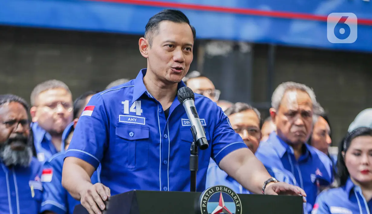AHY juga dijadwalkan bakal memimpin rapat internal dengan pengurus pusat partai Demokrat. (Liputan6.com/Faizal Fanani)