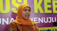 Khofifah Indar Parawansa berharap bisa berduet dengan Emil Dardak di Pilkada Jawa Timur. Komunikasi dengan partai politik terus digencarkan. (Ady Anugrahadi).