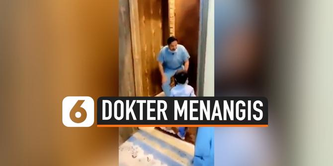 VIDEO: Viral, Dokter Tangani Corona Menangis Tak Bisa Peluk Anak