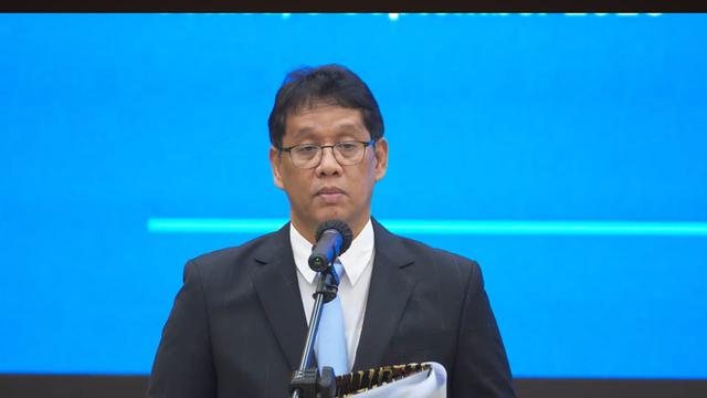 Purbaya Yudhi Sadewa saat acara serah terima jabatan (sertijab) menteri keuangan di kantor Kementerian Keuangan, Selasa (9/9/2025). (Foto: Liputan6.com/ Tira Santia)