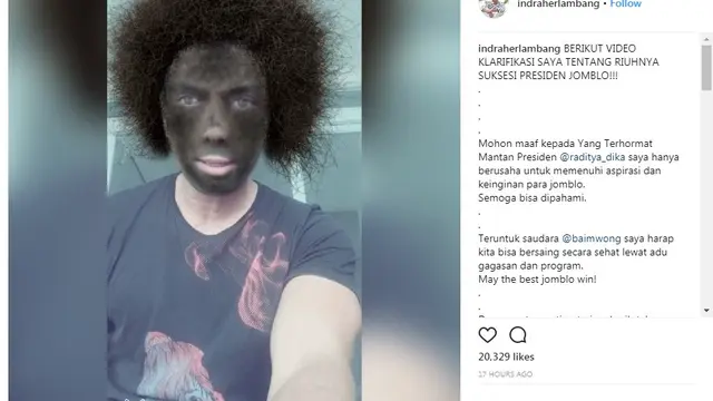 Indra Herlambang (Foto: Instagram)