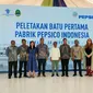 Acara Peletakan Batu Pertama Pabrik PepsiCo Indonesia di Cikarang dihadiri oleh Menteri Investasi Republik Indonesia/Kepala Badan Koordinasi Penanaman Modal (BKPM), Bahlil Lahadali pada Rabu (30/8/2023). (dok. Liputan6.com/Farel Gerald)