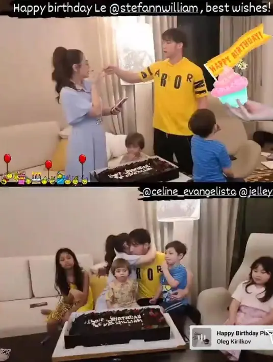 Ultah Stefan William (Instagram/steline.daily)