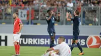 Harry Kane dan Danny Welbeck cetak 2 gol cepat untuk Inggris ke gawang Malta (  Matthew Mirabelli / AFP)