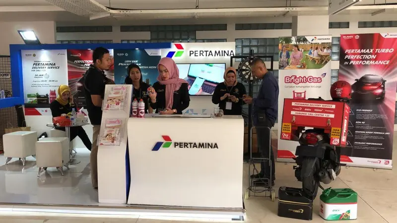 PT Pertamina (Persero) hadir di pameran motor terbesar IIMS Motobike Expo 2019 di Istora Gelora Bung Karno Senayan, Jakarta.