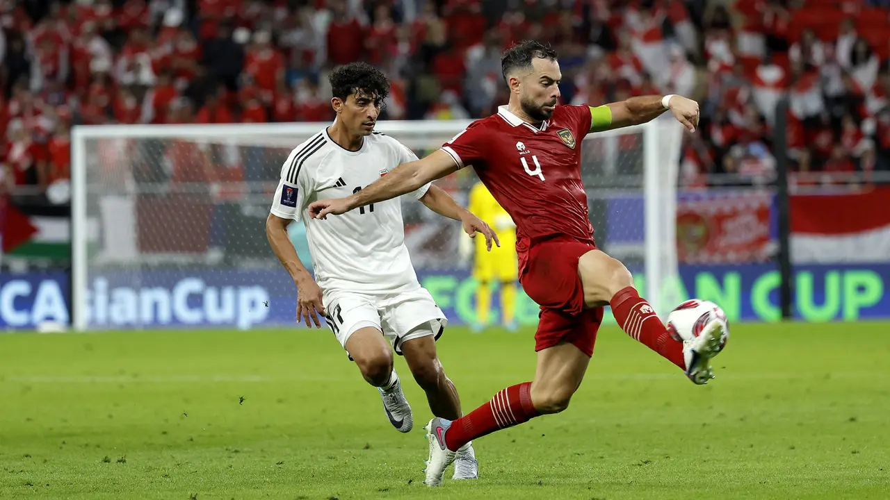 Jordi Amat - Timnas Indonesia 1-3 Timnas Irak di Piala Asia 2023