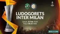 Liga Europa - Ludogorets vs Inter Milan. (Bola.com/Dody Iryawan)