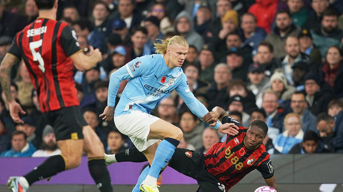 Hasil Liga Inggris Manchester City vs Bournemouth: Dua Gol Haaland Dongkrak City ke Peringkat Dua