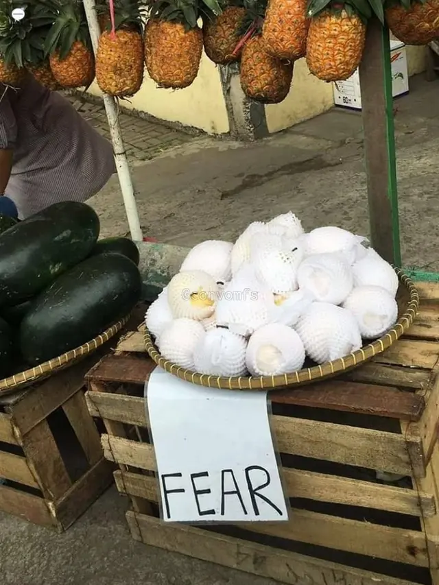 6 Tulisan Nama Buah Tak Sesuai dengan yang Dijual Ini Nyeleneh