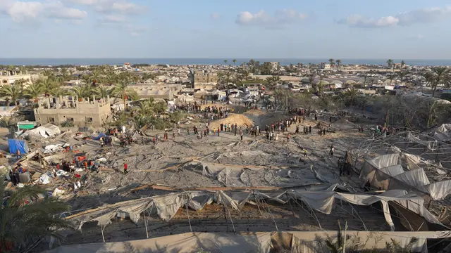 Israel Kembali Serang Kamp Pengungsi Palestina di Khan Yunis