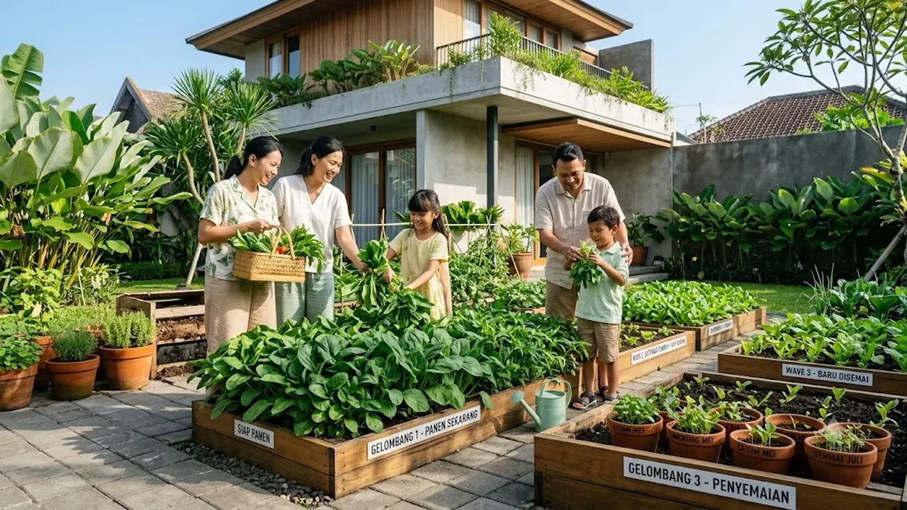 Tren Mini Food Garden 2026, Halaman Kecil Bisa Panen Sepanjang Tahun