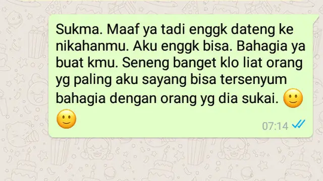 6 Chat Beri Ucapan Selamat Nikah ke Mantan Ini Bikin Baper