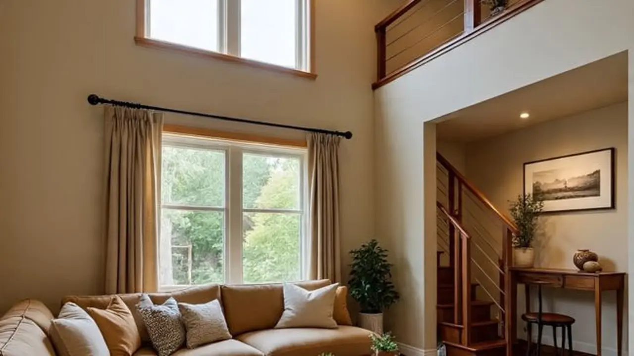 Ilustrasi Model Rumah dengan Mezzanine (Sumber Gambar: Meta AI)
