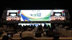 Suasana Kongres Tahunan PSSI 2018 yang berlangsung di ICE BSD, Tangerang (13/1/2018). Kongres Tahunan PSSI 2018 dibuka oleh Ketua Umum PSSI, Edy Rahmayadi. (Bola.com/Nicklas Hanoatubun)