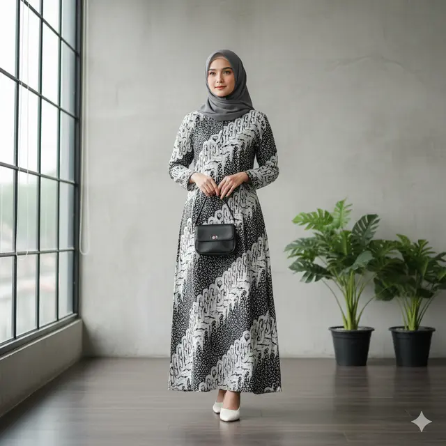 7 Tren Gamis Batik Hijabers Terbaru yang Minimalis namun Tetap Menutup Aurat, Anggun Dipakai Sehari-hari hingga Acara Resmi