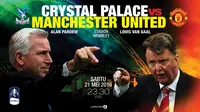 Crystal Palace FC vs Manchester United  (Liputan6.com/Abdillah)