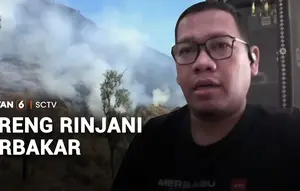 Kebakaran Melanda Lereng Gunung Rinjani, Jalur Pendakian Torean Ditutup