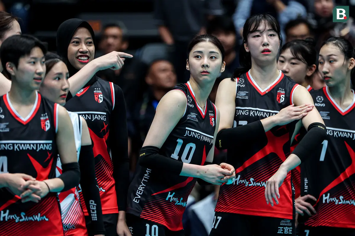 Red Sparks vs Tim Putri Indonesia All Star: Ekshibisi Fun Volleyball
