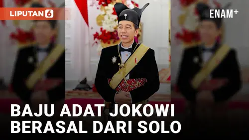 VIDEO: Jokowi Pakai Baju Adat Ageman Songkok Singkepan Ageng dari Solo di HUT Ke-78 RI