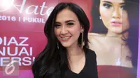 Megghi Diaz saat menjadi bintang tamu di Dear Haters (3/11). (Liputan6.com/Fatkhur Rozaq)