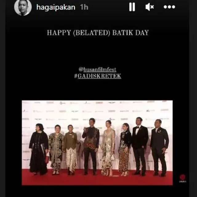 Serial Gadis Kretek Tayang Perdana di Busan International Film Festival 2023, Dian Sastro Tampil Memukau Pakai Kebaya di Red Carpet