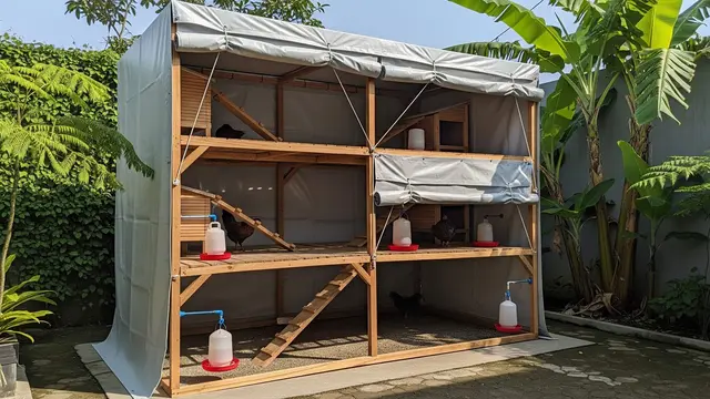 Ide Kandang Ayam Bertingkat untuk Menghemat Lahan Sempit di Rumah