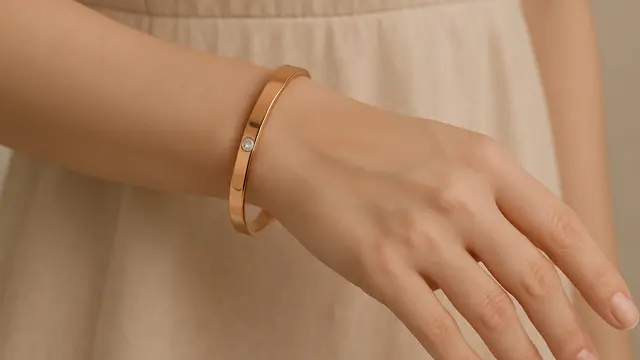 Model Gelang Rose Gold Minimalis
