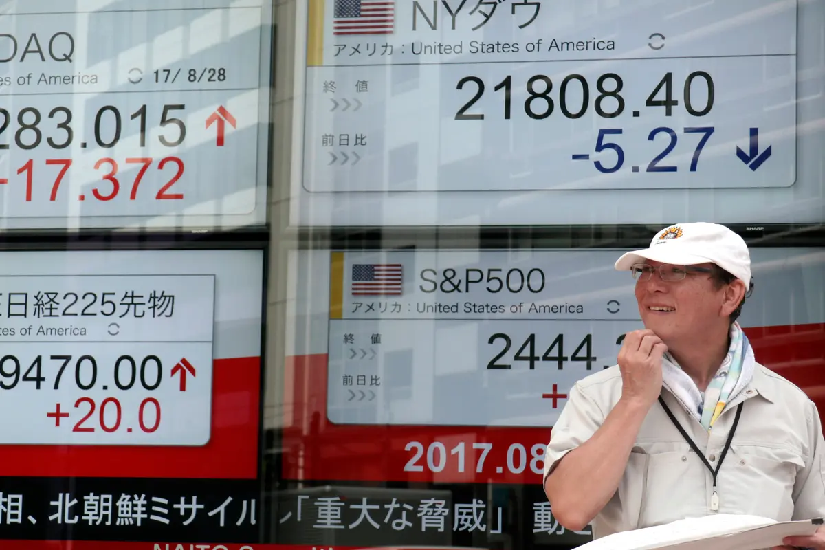 Rudal Korea Utara Bikin Bursa Saham Asia Ambruk